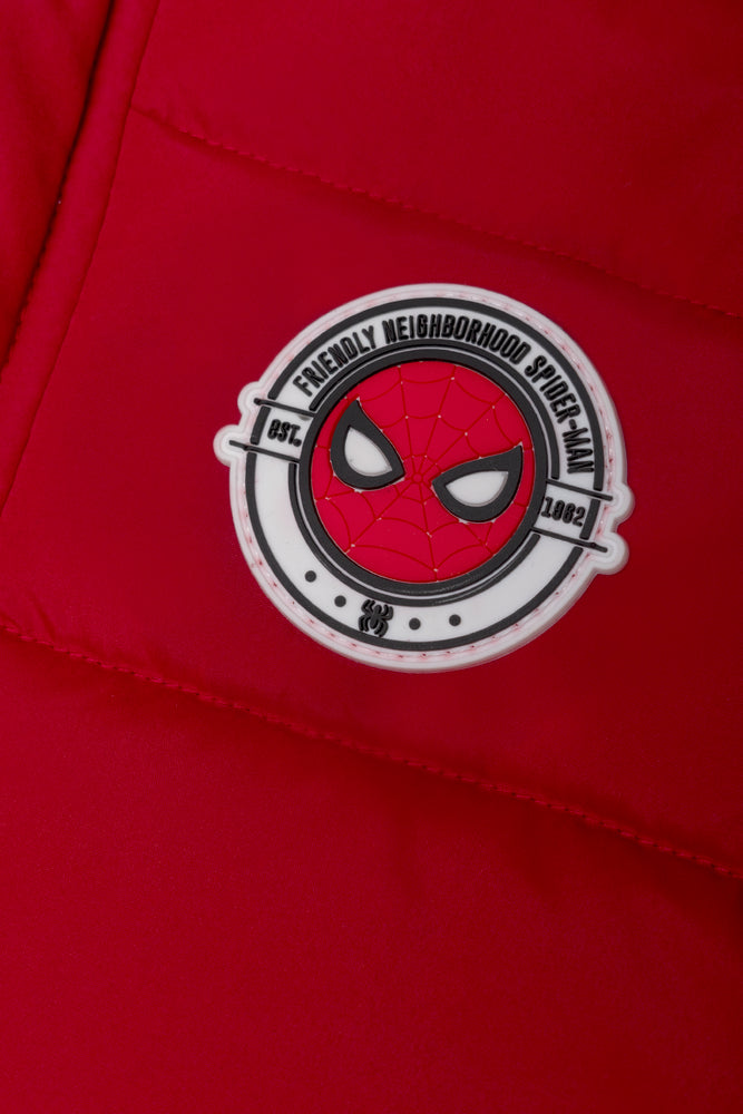 Spider-Man Puffer Jacket Red (1)
