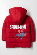 Spider-Man Puffer Jacket Red (3)