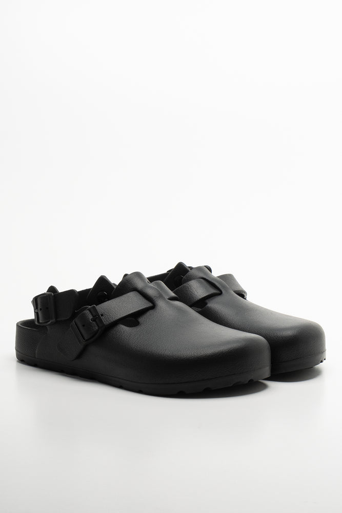 Biker Clogs Black