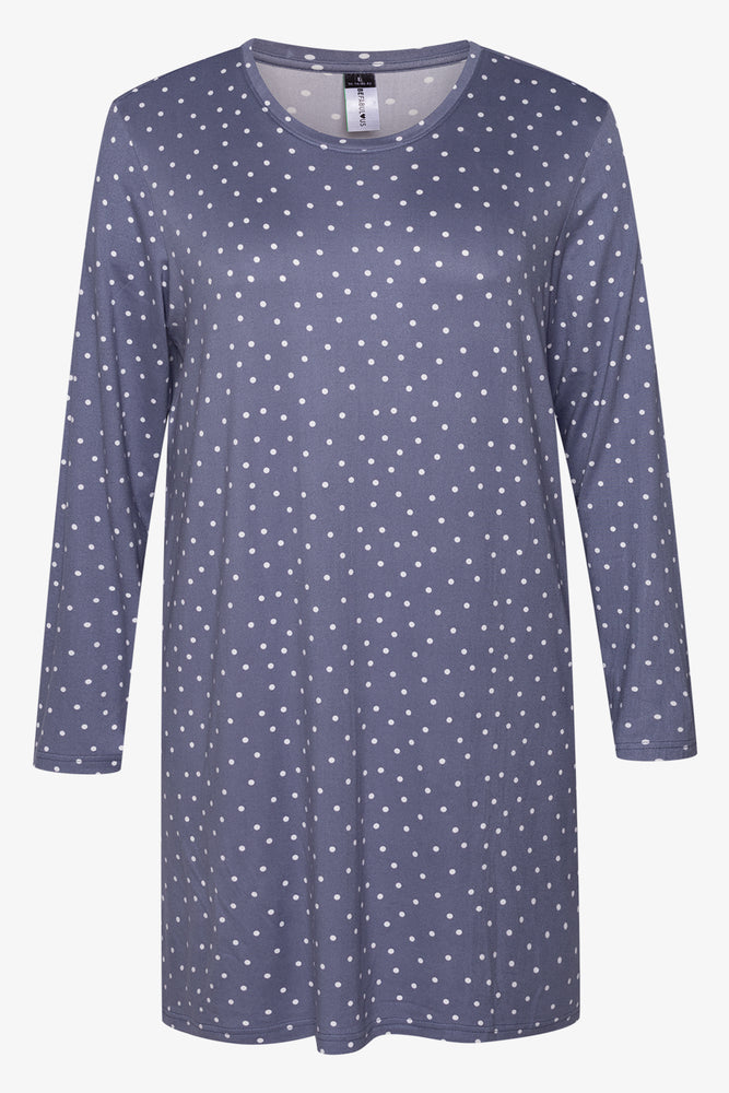 2 Pack Just Chilling Penguin Sleepshirts Purple And Navy (2)