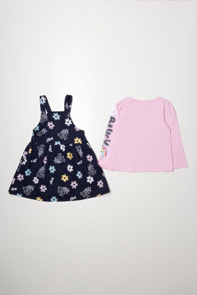 Bluey Pinafore Set Navy (4)