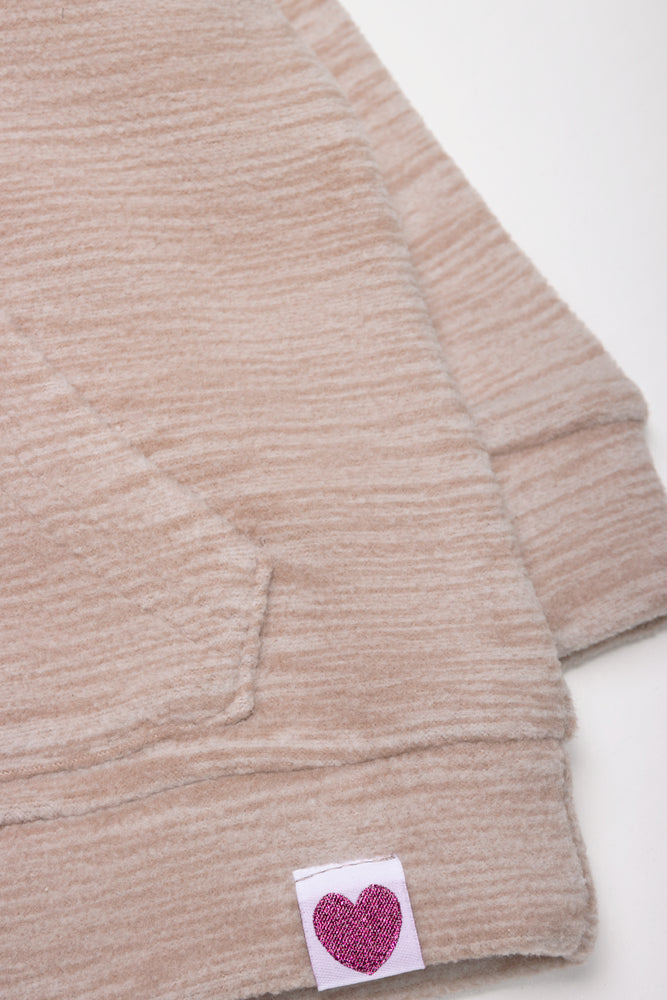 Fleece Hoodie Natural