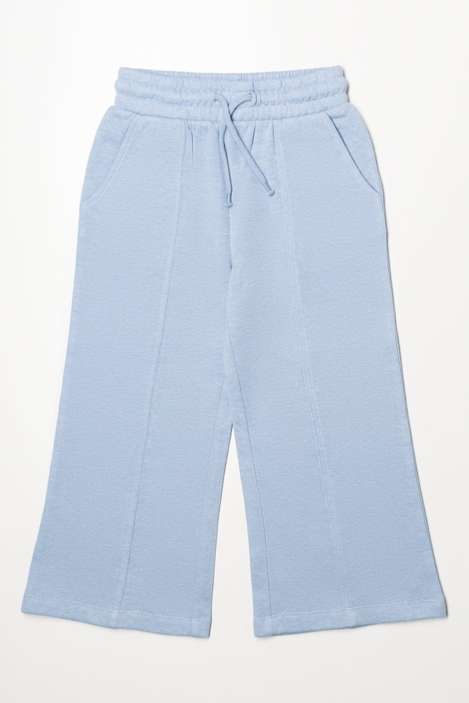 Wide Leg Trackpants Blue