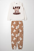 Bear Pyjamas Brown