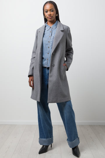 Melton Coat Grey