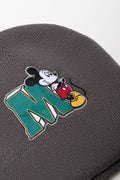 Mickey Mouse Beanie And Gloves Set Dark Grey (1)