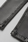 Skinny Denim Jeans Dark Grey (1)