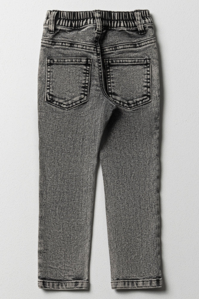 Skinny Denim Jeans Dark Grey (2)