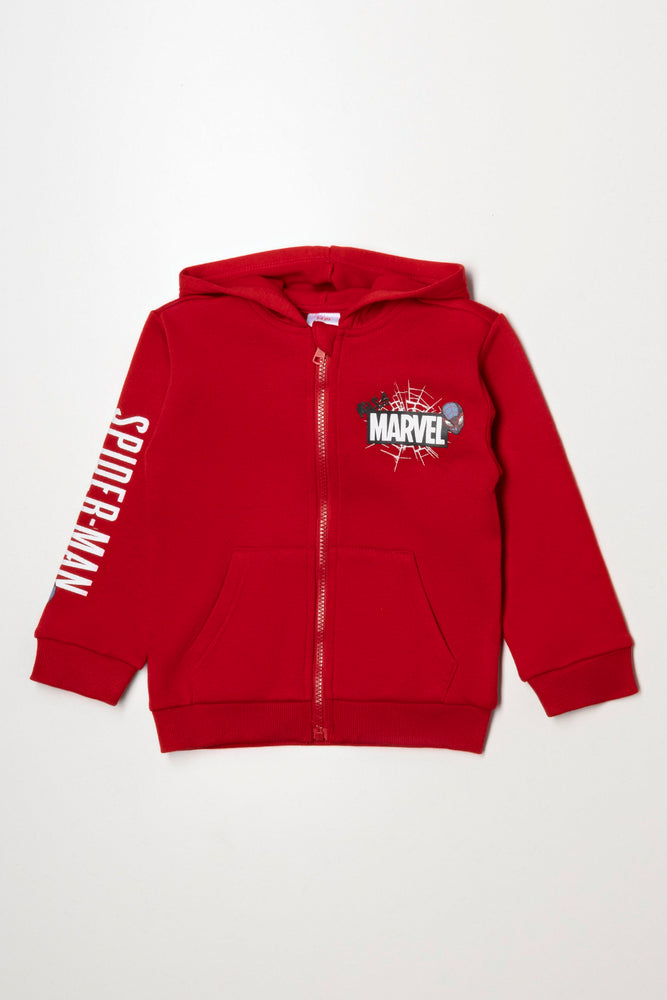 Spider-Man Hooded Tracktop Red