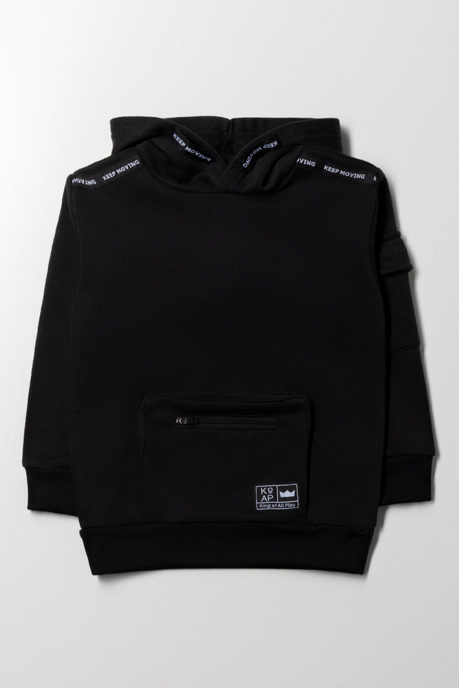 Utility Hoodie Black