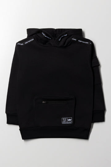 Utility Hoodie Black