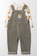 Lion King Dungaree Set Sage