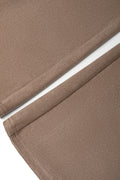 Suede Flare Leggings Brown (1)