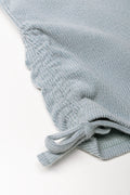 Rib Crew Neck Top Blue (1)