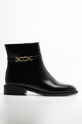 Trim Detail Chelsea Boots Black (1)