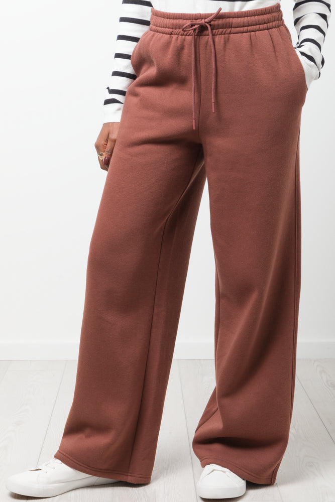 Wide Leg Pants Brown (1)