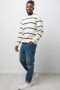 Crew Neck Tracktop Cream (1)