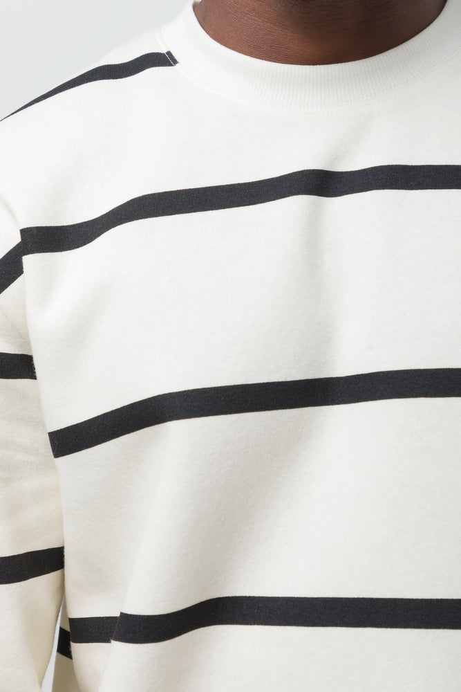Crew Neck Tracktop Cream (3)