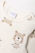 Sherpa Dungaree Set Natural (3)