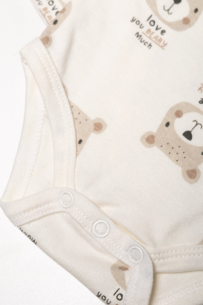 Sherpa Dungaree Set Natural (4)