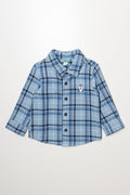 Flannel Shirt Blue And Navy