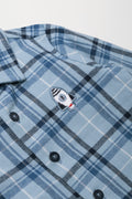 Flannel Shirt Blue And Navy (1)