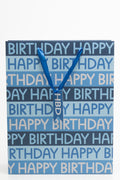 Happy Birthday Gift Bag Blue