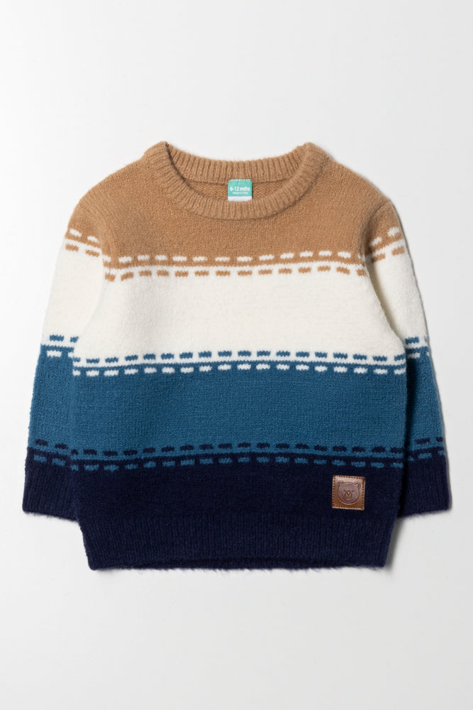 Crew Neck Jersey Navy