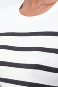 Stripe Long Sleeve Jersey White And Black (3)
