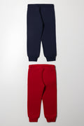 Superman 2 Pack Trackpants Red And Navy (2)
