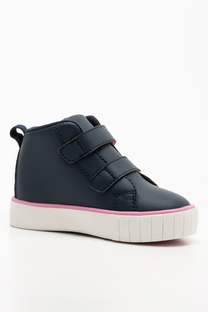 High Top Sneakers Navy