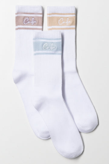 3 Pack Anklet Socks Multi
