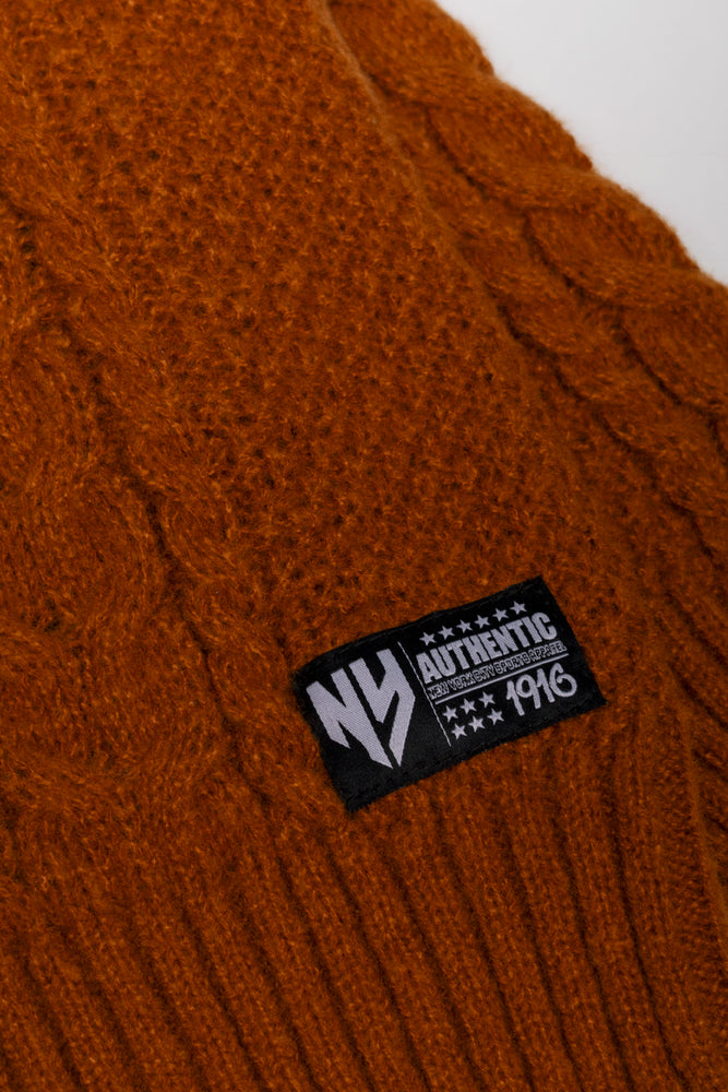 Crew Neck Jersey Brown