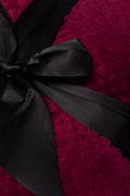 Textured Throw Dark Red (1)