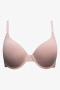 2 Pack Smooth Bonded Wing T-Shirt Bras White And Natural (2)