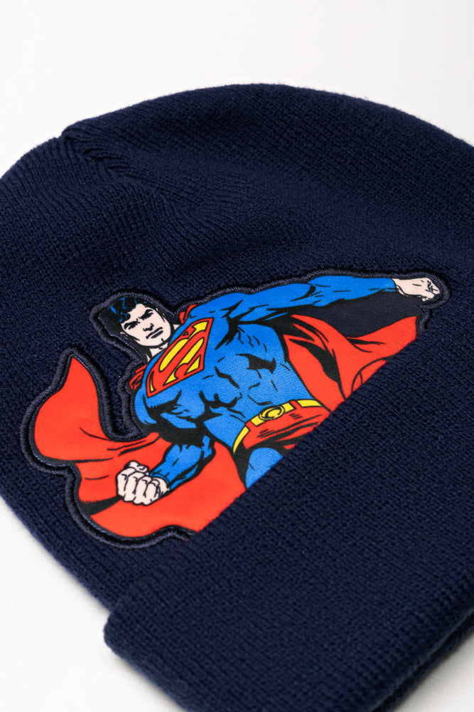 Spider-Man 2 Piece Hat Set Navy
