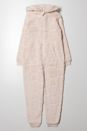 Heart Onsie Light Pink