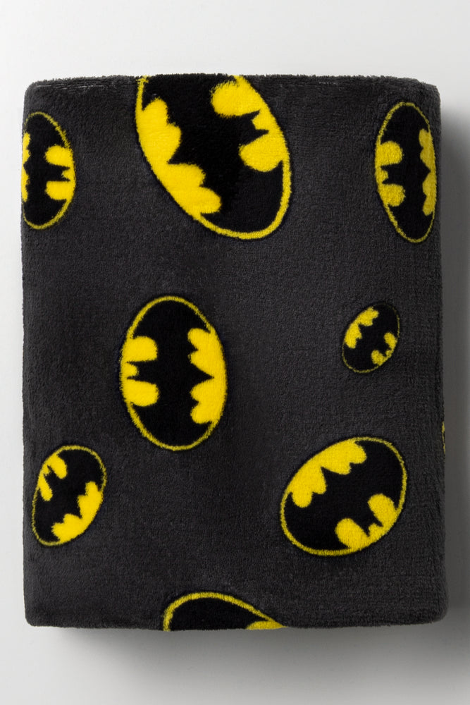 Batman Throw Dark Grey