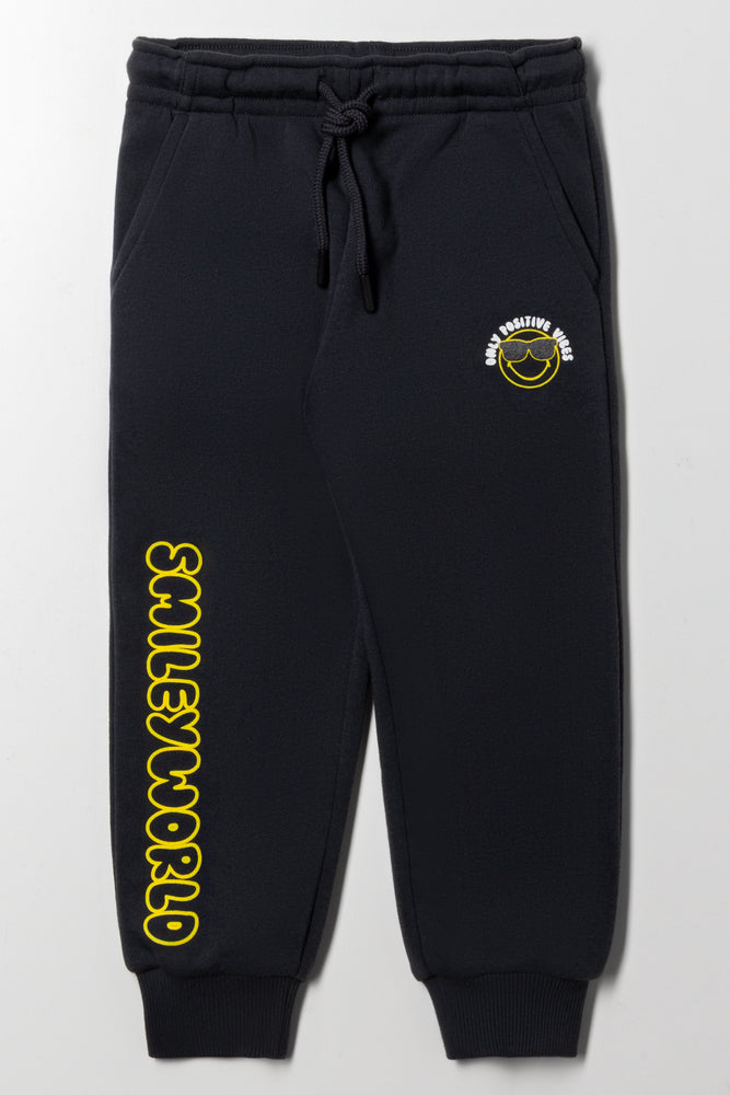 Smiley Trackpants Dark Grey