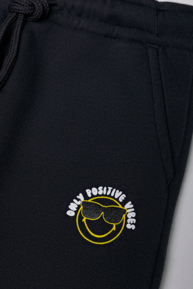 Smiley Trackpants Dark Grey