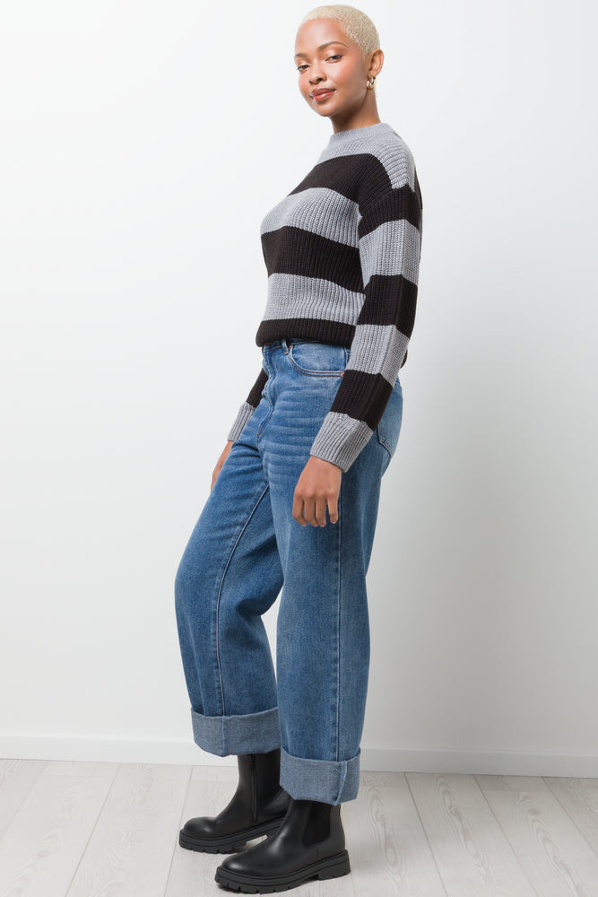 Stripe Jersey Grey