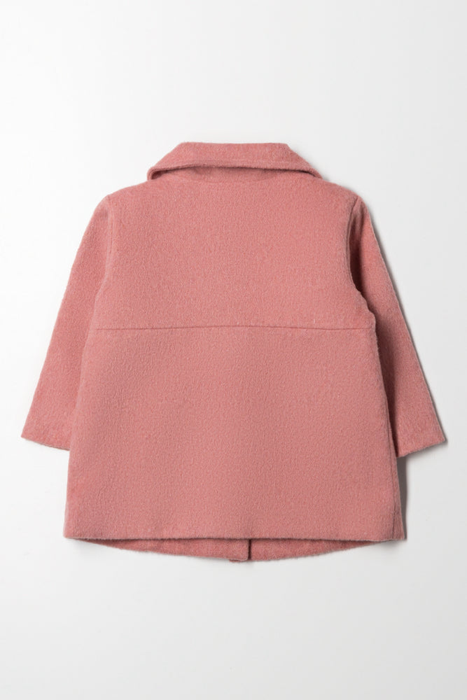 Melton Coat Pink (2)