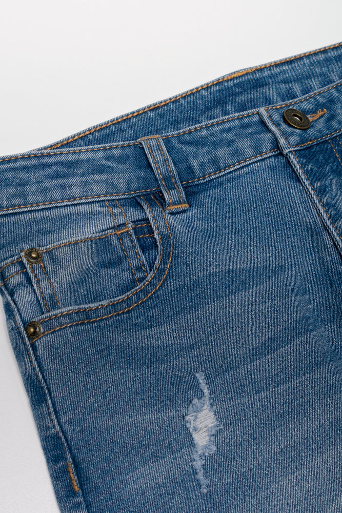 Rip And Repair Denim Jeans Blue (1)