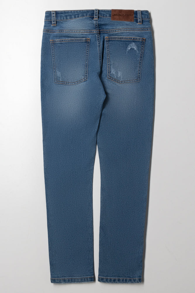 Rip And Repair Denim Jeans Blue (3)