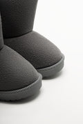 Spaceship Print Comfort Boots Grey (2)
