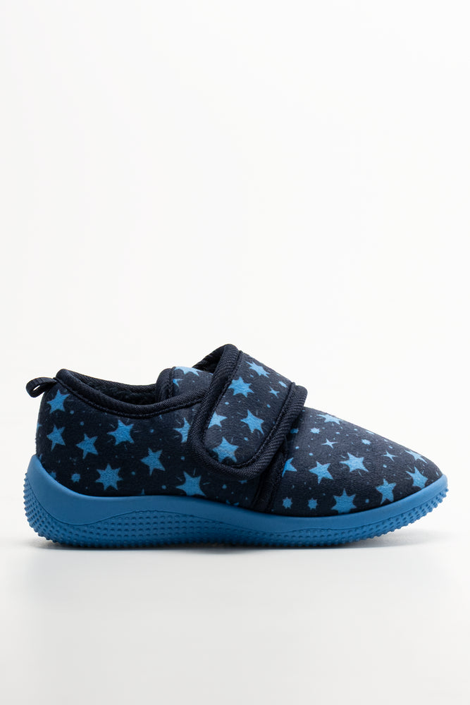 Star Slippers Navy