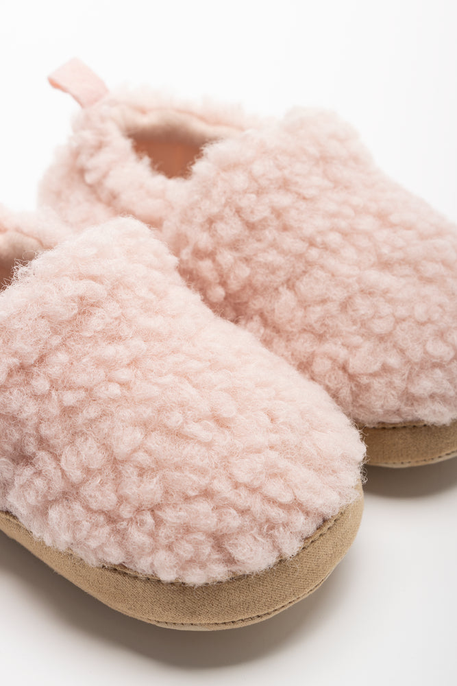 Sherpa Slippers Pink (2)