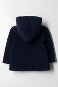 Sherpa Fleece Jacket Navy (3)