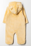 Coral Fleece Babygrow Yellow (4)