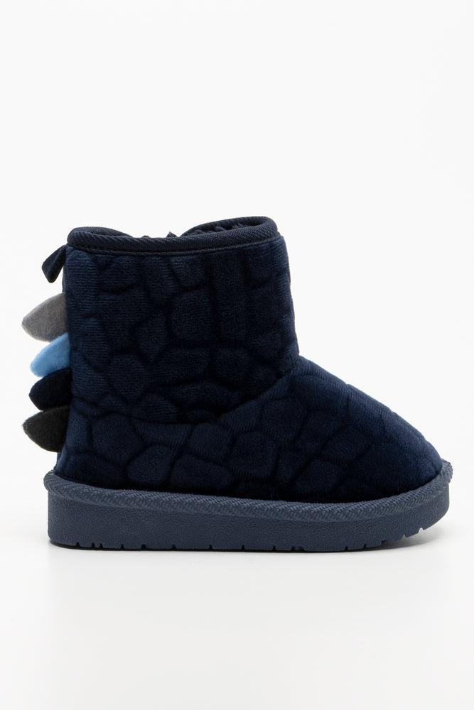 Dinosaur Scale Boots Navy